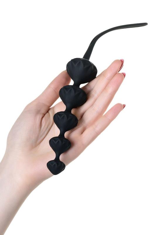 SO2740 Набор анальных бус Satisfyer Beads Black, силикон, макс. диаметр 3,3 см и 3,5 см