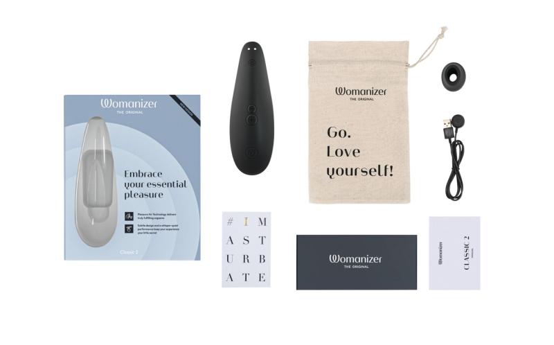 SO8747 Вакуумный клиторальный стимулятор Womanizer Classic 2 - Black