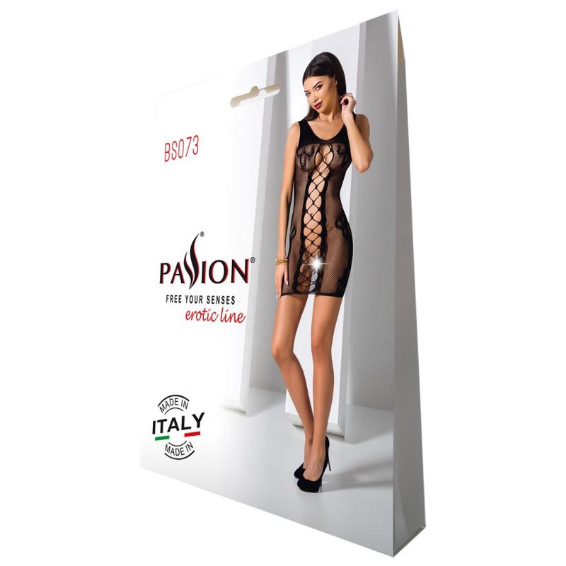 SO4144 Откровенное платье-сетка Passion BS073 black