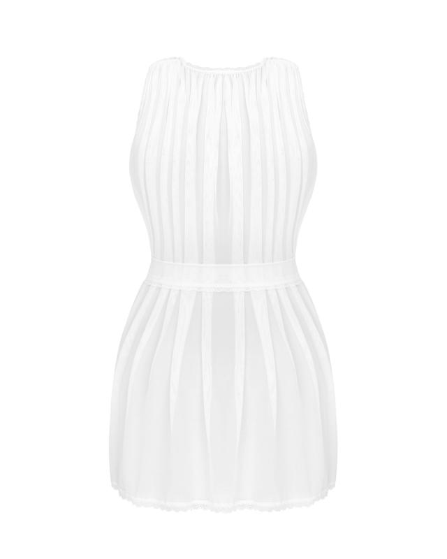 SO8179 Полупрозрачный пеньюар Obsessive Heavenlly peignoir M/L