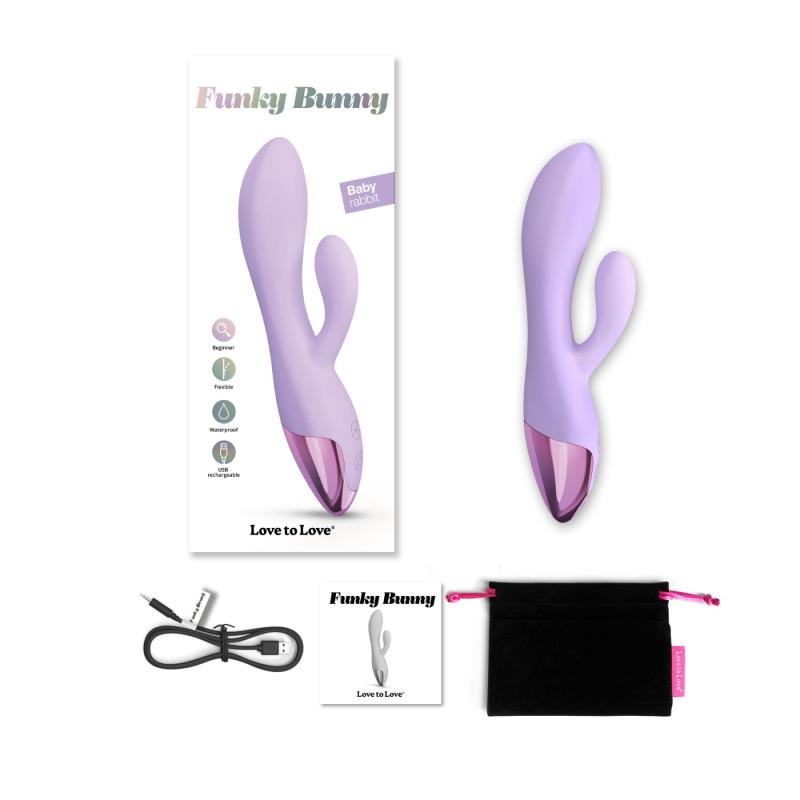 SO8684 Вибратор-кролик Love To Love FUNKY BUNNY - VIVA MAUVE