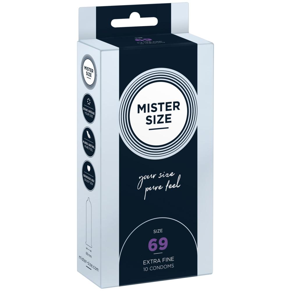 SO8048 Презервативы Mister Size - pure feel - 69 (10 condoms), толщина 0,05 мм