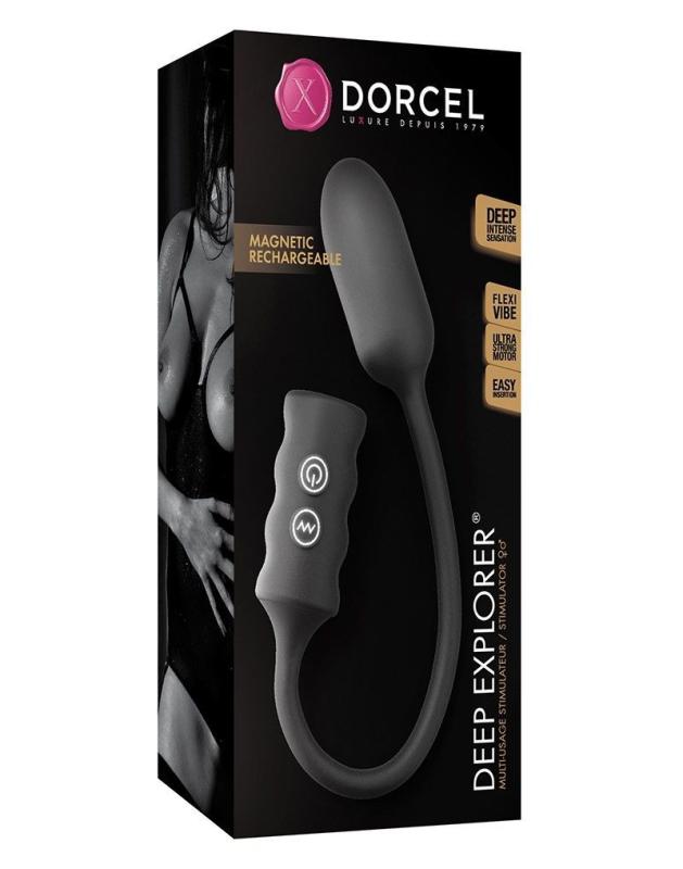 SO2948 Виброяйцо Dorcel Deep Explorer, подходит для вагинальной и анальной стимуляции, мощное
