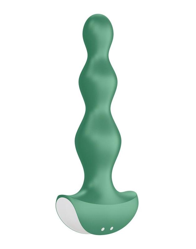 SO4926 Анальный стимулятор-бусины с двумя моторами Satisfyer Lolli-Plug 2 Green