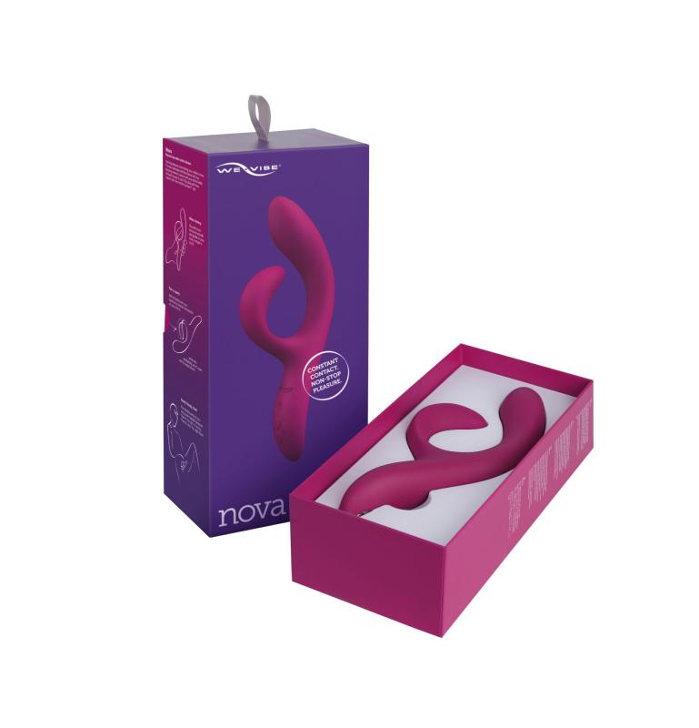 SO6930 Смарт вибратор-кролик We-Vibe Nova Fuchsia, эргономичный, регулируемый угол наклона ствола