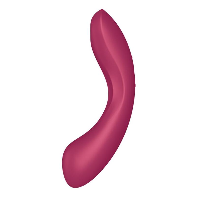 SO8407 Вакуумный стимулятор с вибрацией Satisfyer Curvy Trinity 1 Red, игрушка 3в1