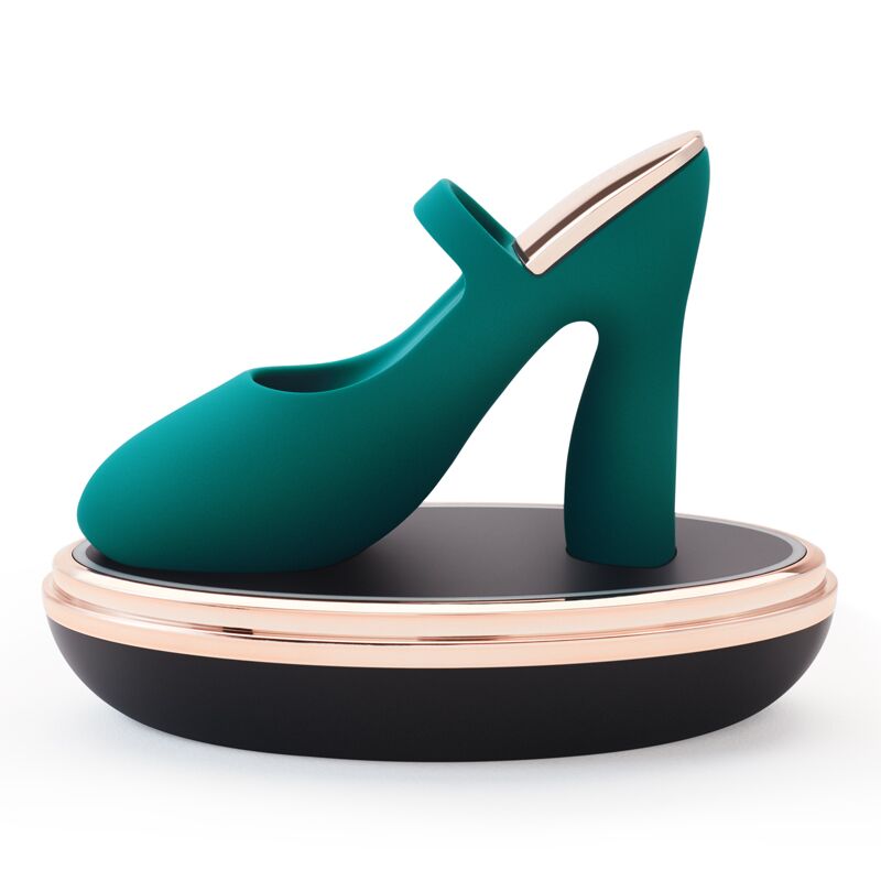 SO6558 Изысканный вибратор на палец Knight Jenay ICE & FIRE, лубрикант в комплекте