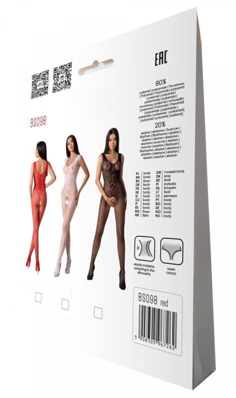 SO8936 Бодистокинг Passion BS098 red