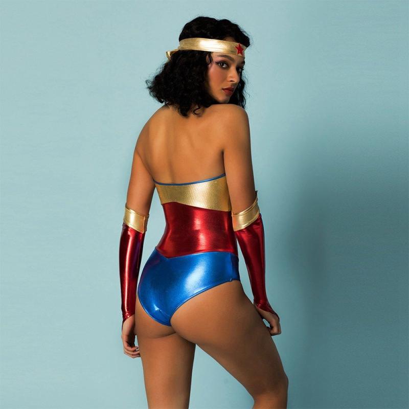 SO3699 Эротический ролевой костюм "Wonder Woman" One Size