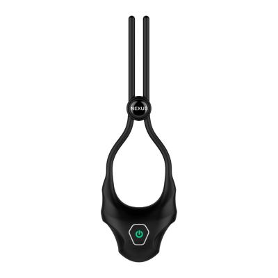 Эрекционное кольцо Nexus FORGE Vibrating Adjustable Lasso - Black