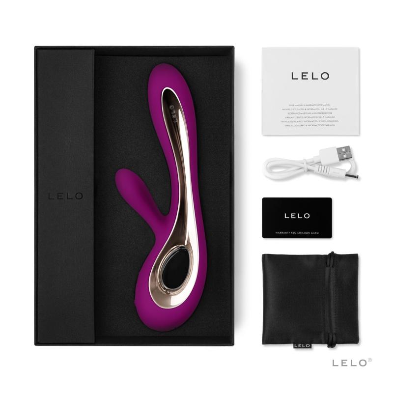 SO8111 Вибратор-кролик LELO Soraya 2 Deep Rose, 12 режимов вибрации, до 4 часов работы