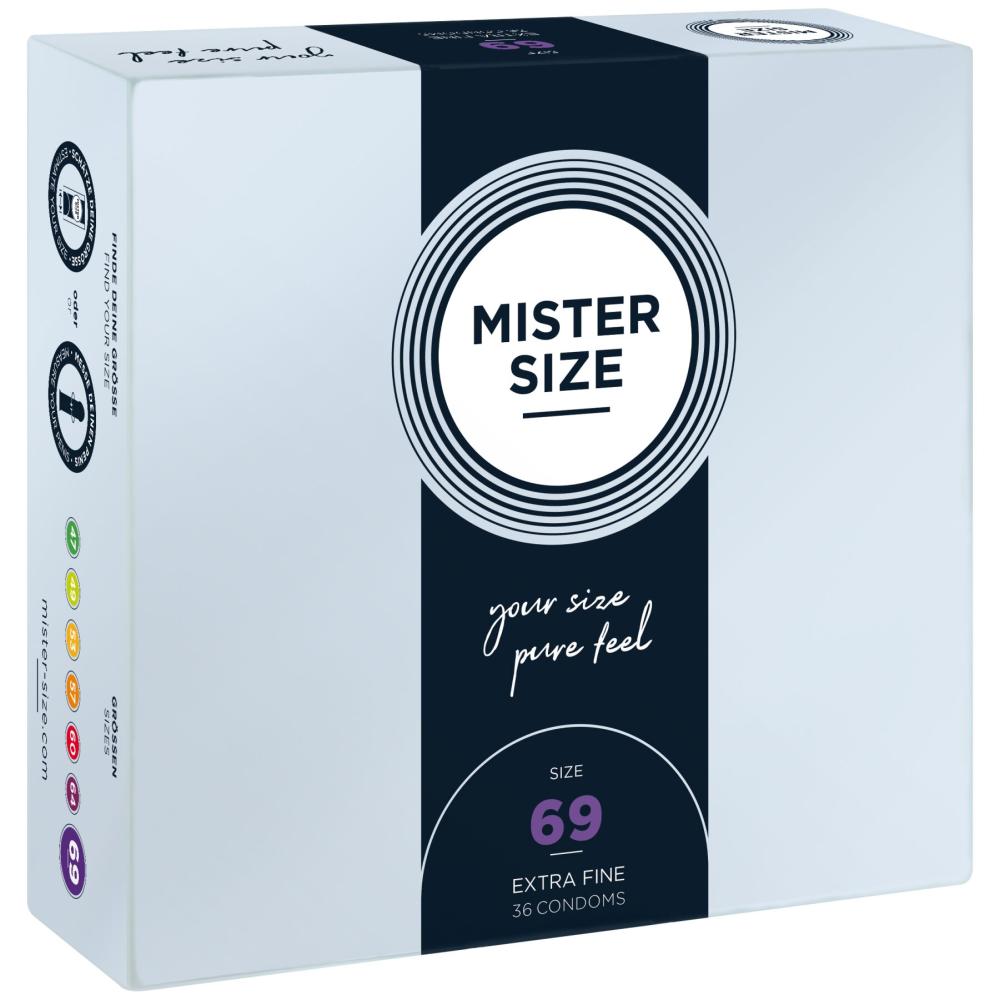SO8055 Презервативы Mister Size - pure feel - 69 (36 condoms), толщина 0,05 мм