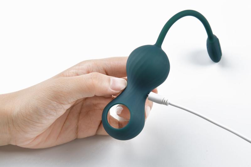 SO5744 Вагинальные смарт-шарики с вибрацией Fun Town Crystal, с прозрачным стеклянным шаром