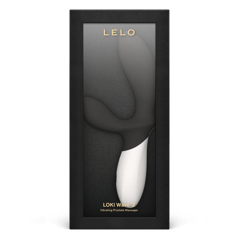 SO8087 Массажер простаты LELO Loki Wave 2 Black, 2 мотора, манящее движение + вибрация