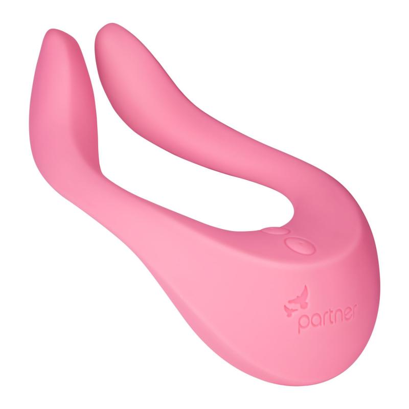 SO2306 Вибратор для пар Satisfyer Endless Joy Pink, 3 независимых мотора, многофункциональный