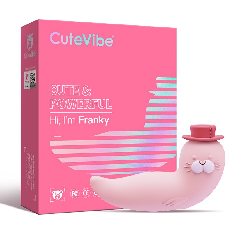 SO6548 Вакуумный вибратор CuteVibe Franky Pink