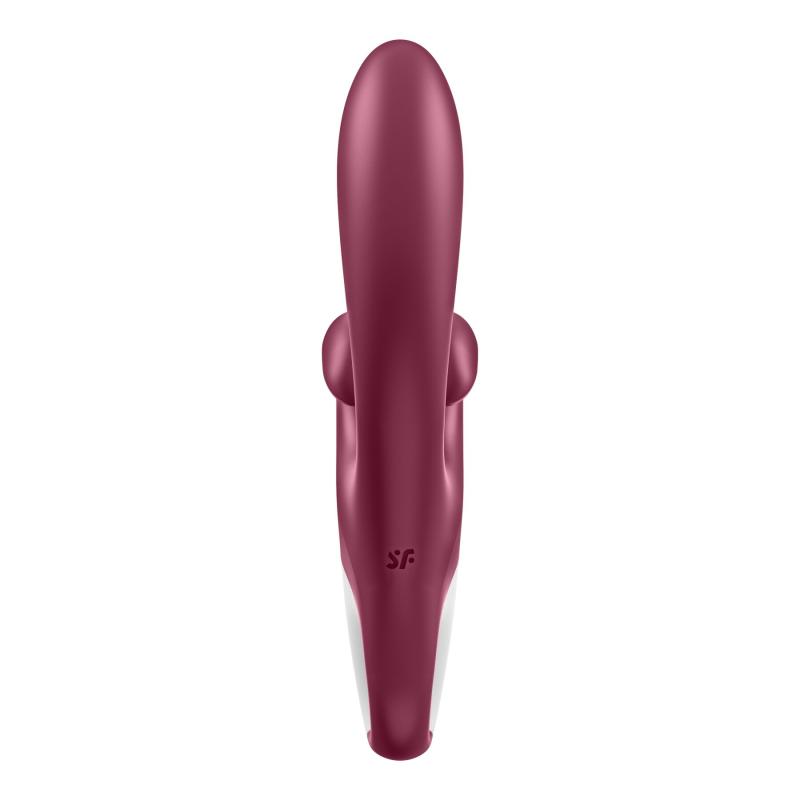 SO7776 Вибратор-кролик Satisfyer Touch Me Red, двойной отросток, 3 мощных мотора