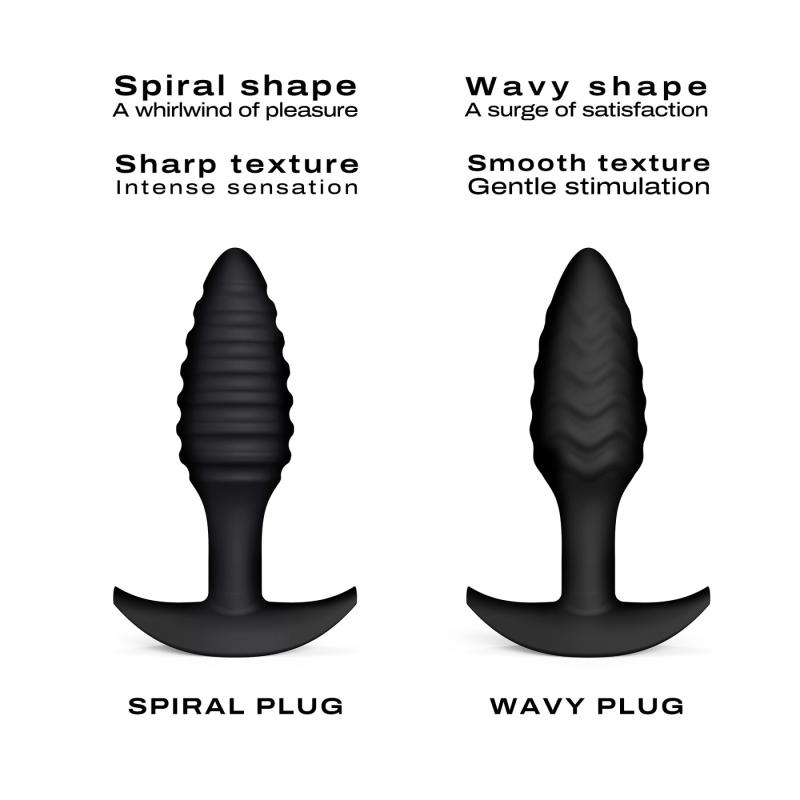 SO8289 Анальная пробка Dorcel SPIRAL PLUG, диаметр 3 см, силикон