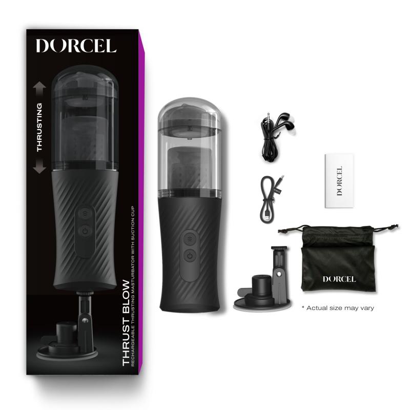 SO6832 Автоматический мастурбатор Dorcel THRUST BLOW, голосовое сопровождение, присоска