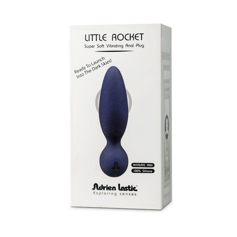 SO4482 Анальная вибропробка Adrien Lastic Little Rocket макс. диаметр 3,5см, soft-touch