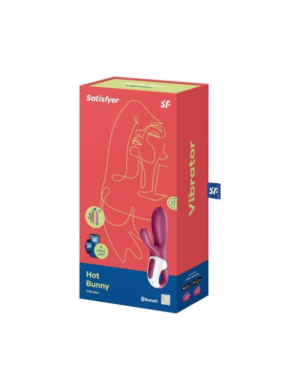SO6086 Смарт вибратор кролик с подогревом Satisfyer Hot Bunny