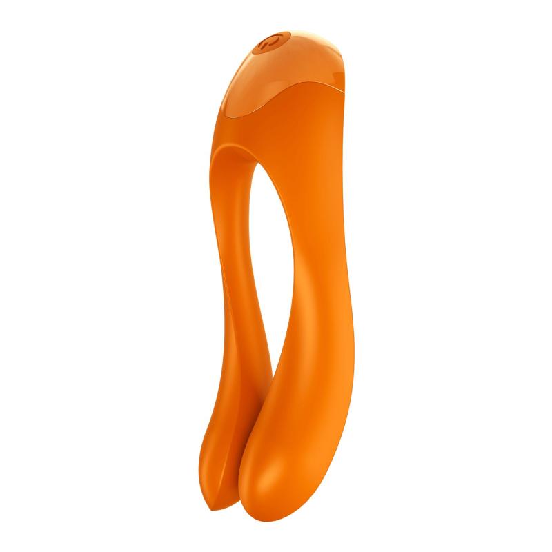 SO4652 Вибратор на палец Satisfyer Candy Cane Orange