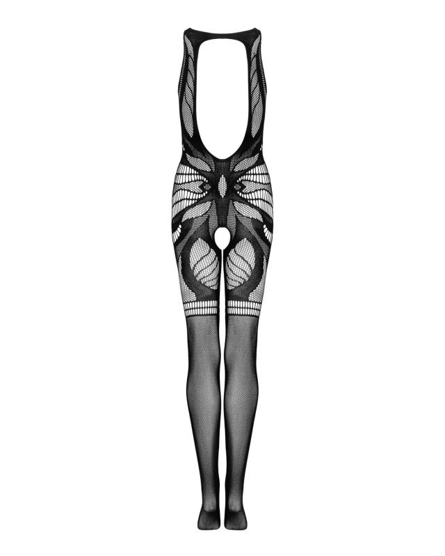 SO7697 Сетчатый бодистокинг без рукавов Obsessive Bodystocking G331 S/M/L, black, с доступом