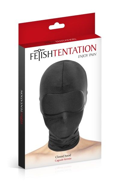 SO3757 Капюшон для БДСМ Fetish Tentation Closed Hood с закрытыми глазами и ртом