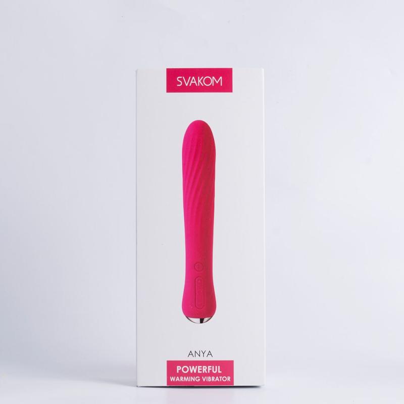 SO4847 Вибратор с подогревом Svakom Anya Plum Red