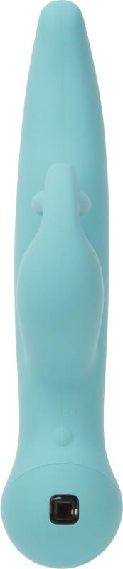 SO7768 Вибратор-кролик Touch by SWAN - Trio Teal, сенсорное управление, ротация, диаметр 3,8 см