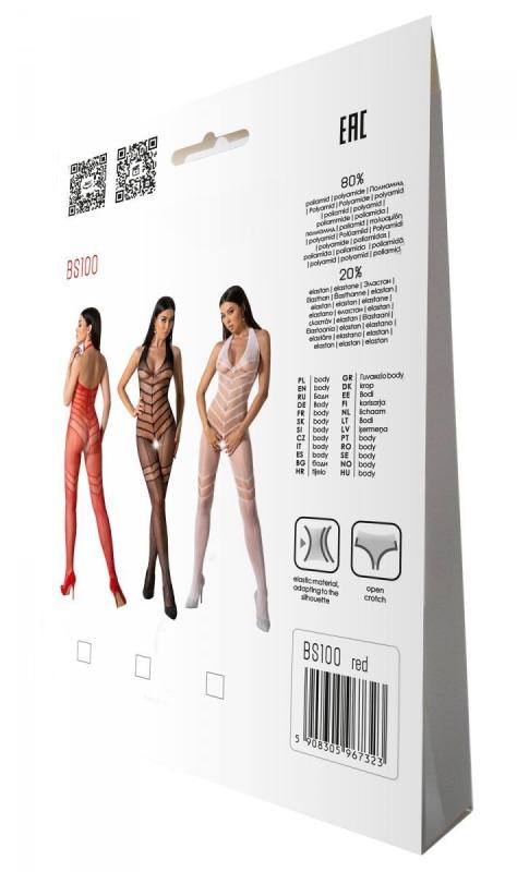 SO8942 Бодистокинг Passion BS100 red