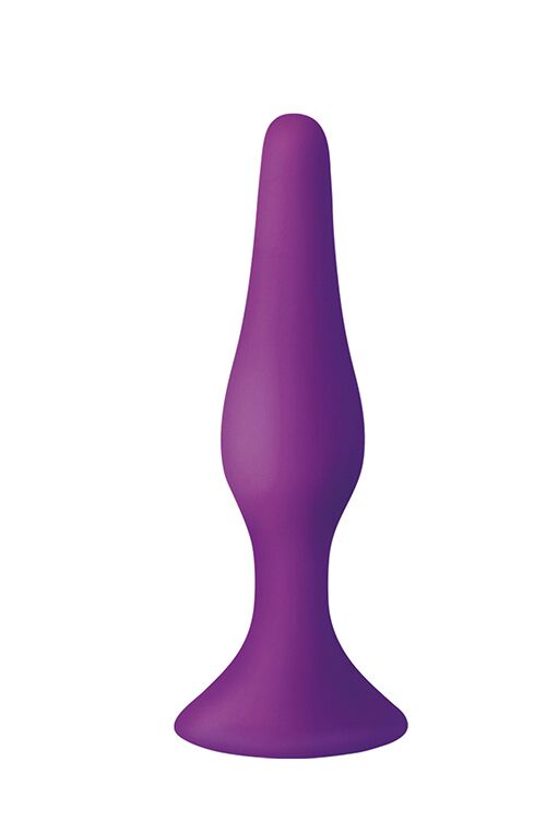 SO5011 Анальная пробка на присоске MAI Attraction Toys №33 Purple, длина 11,5cм, диаметр 3см