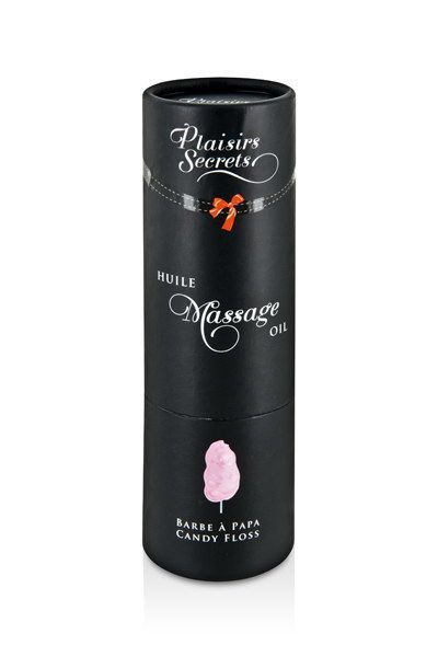 SO1851 Масажна олія Plaisirs secrets Candy Floss (59 мл) з афродизіаками, їстівна, подарункове паковання