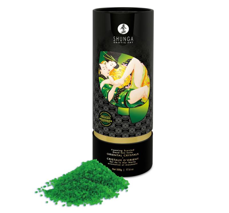 SO5964 Соль для ванны Shunga Oriental Crystals Bath Salts ORGANIC - Lotus Flower (500 г) соль Мертвого моря