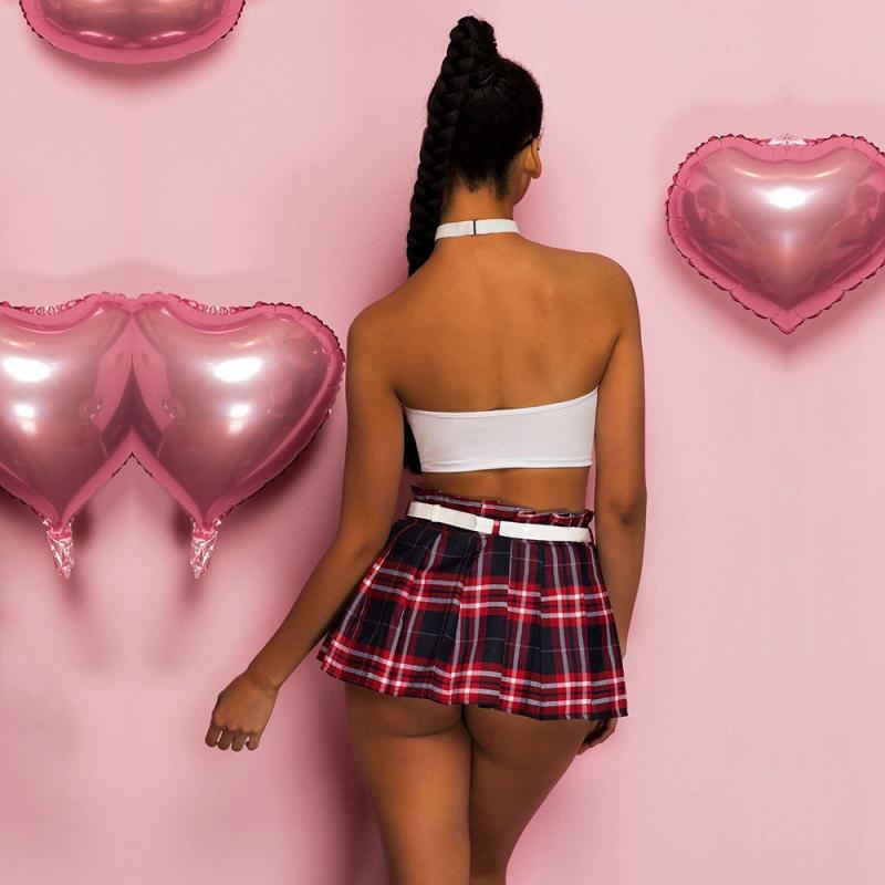 SO3701 Эротический костюм школьницы "Шаловливая Ким" One Size