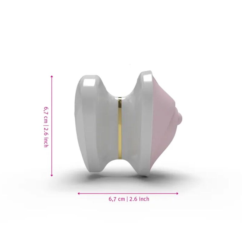 SO8141 Вибратор для клитора Mystim Heart´s Desire White, 8 режимов, очень мощный