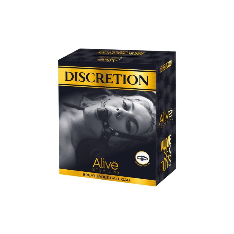 SO5997 Воздухопроницаемый кляп Alive Discretion Black