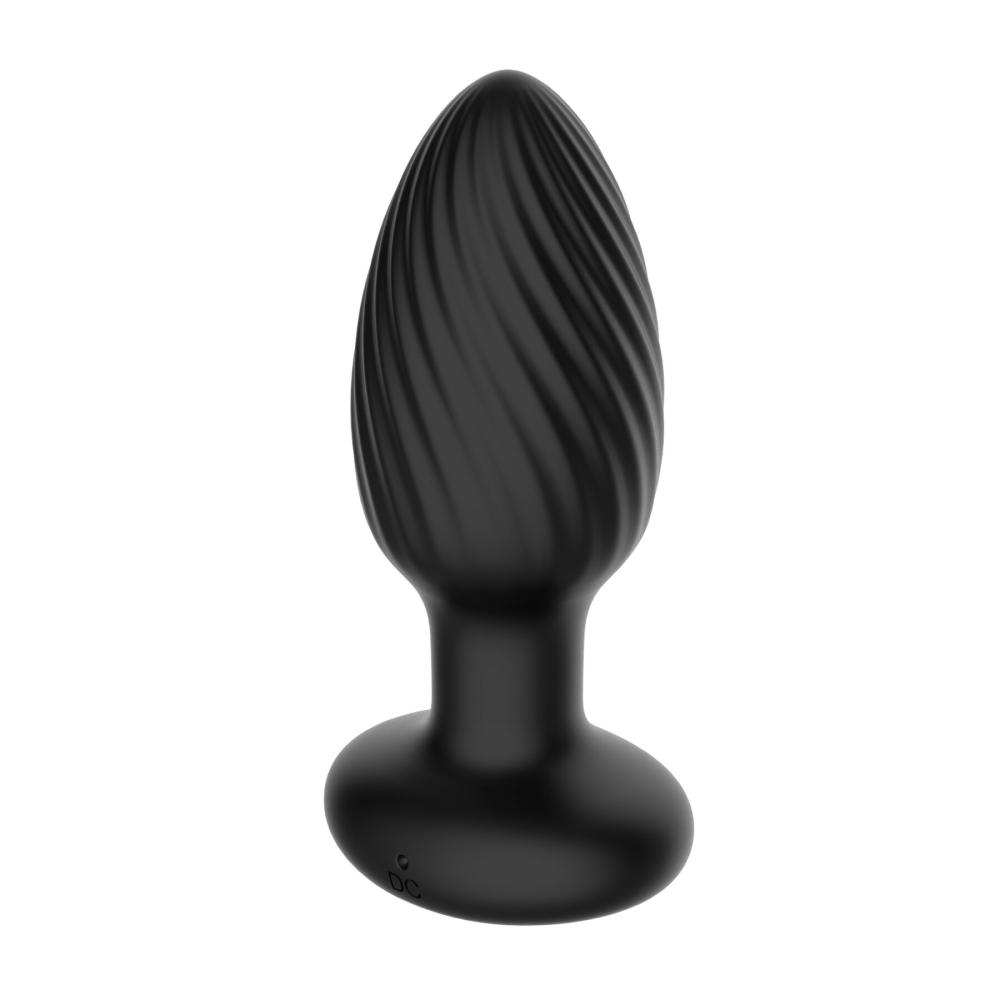 SO8697 Анальная пробка Nexus TORNADO Remote Control Rotating Butt Plug - Black