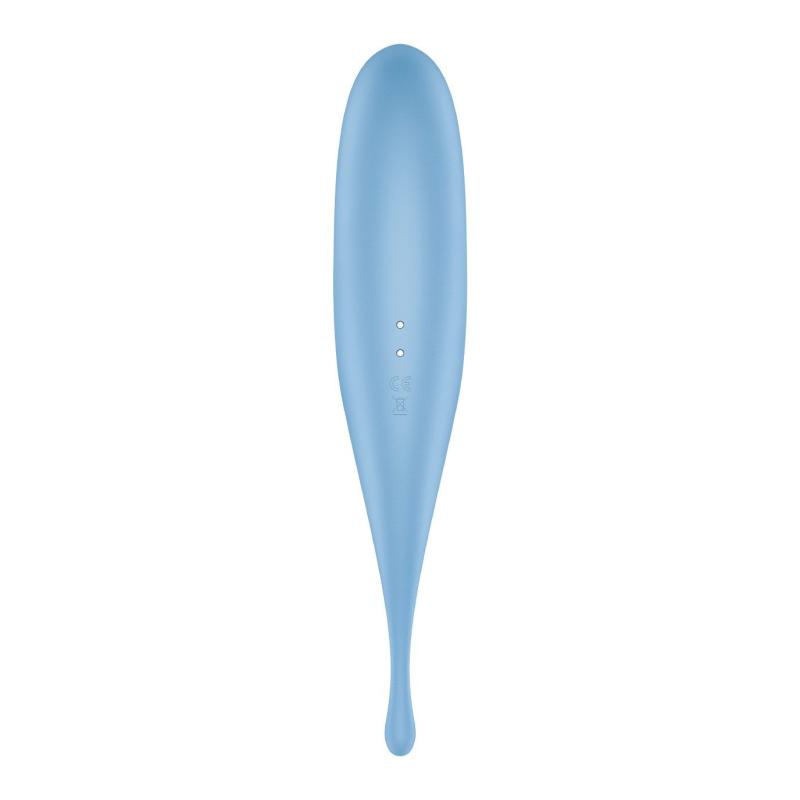 SO7801 Вибратор для клитора с вакуумной стимуляцией Satisfyer Twirling Pro Blue