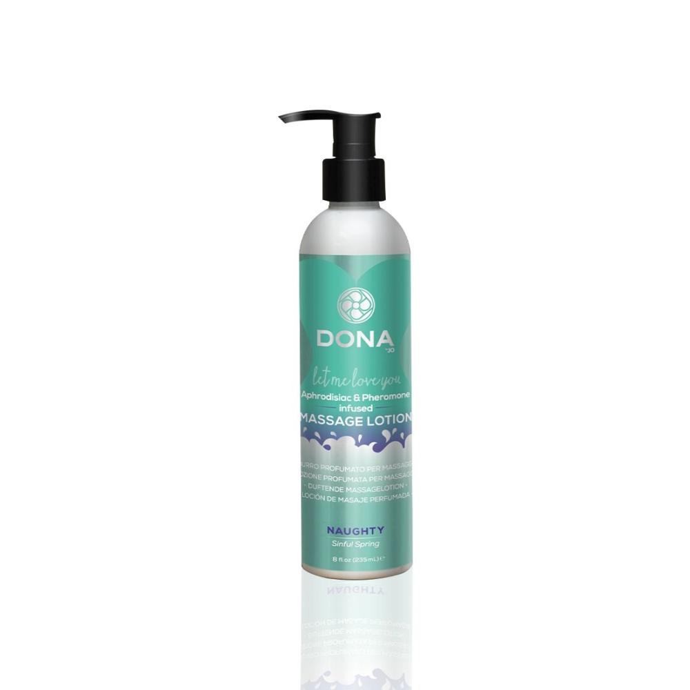 SO2105 Массажный лосьон DONA Naughty — Sinful Spring (235 мл) увлажняющий с афродизиаками и феромонами