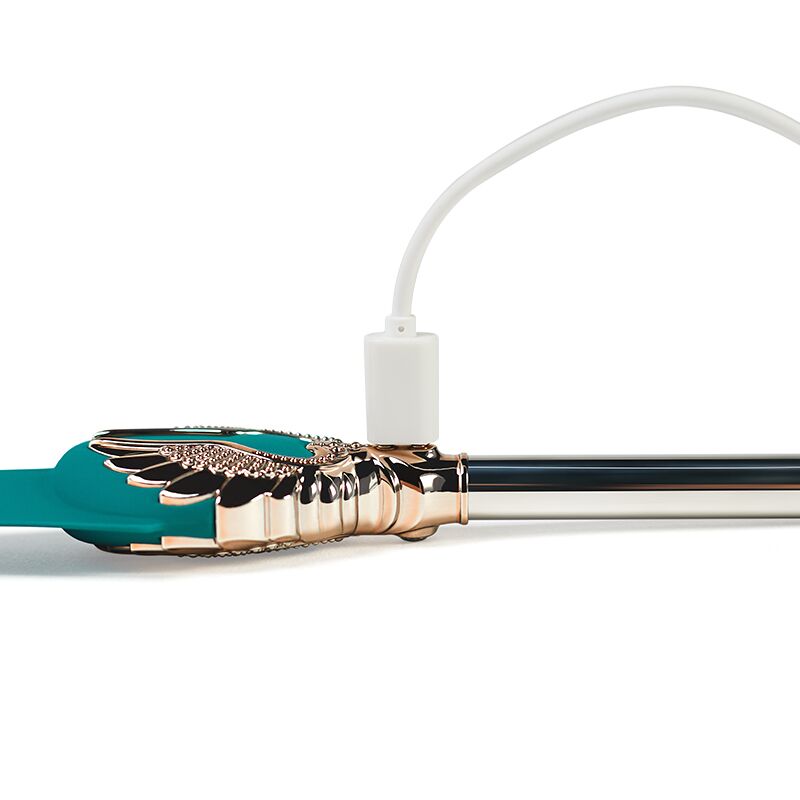 SO6557 Изысканный вибратор Knight Jenay FLOWERS & SWORD, маска, лента и лубрикант в комплекте