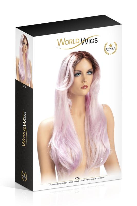 SO4691 Парик World Wigs AYA LONG TWO-TONE MAUVE