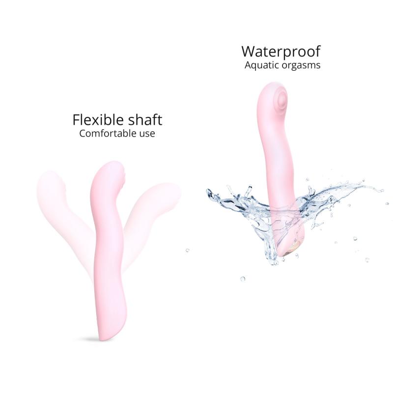 SO7386 Вибратор Love To Love SWAP - BABY PINK, с пульсирующей жемчужиной для точки G, 3 мотора, гнется