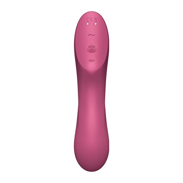 SO6117 Вакуумный стимулятор с вибрацией Satisfyer Curvy Trinity 3 Red