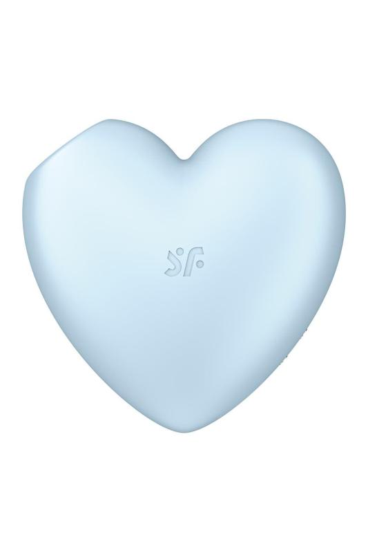 SO6287 Вакуумный стимулятор-сердечко с вибрацией Satisfyer Cutie Heart Blue