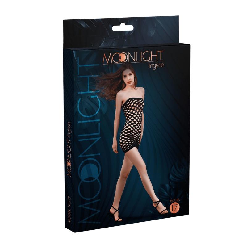 SO8204 Сетчатое платье Moonlight Model 17 XS-L Black