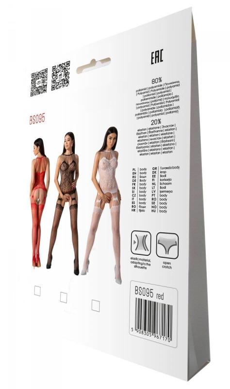 SO8927 Бодистокинг Passion BS095 red