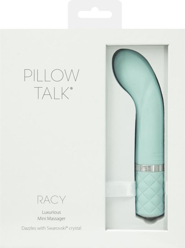 SO2720 Роскошный вибратор Pillow Talk - Racy Teal с кристаллом Сваровски для точки G, подарочная упаковка