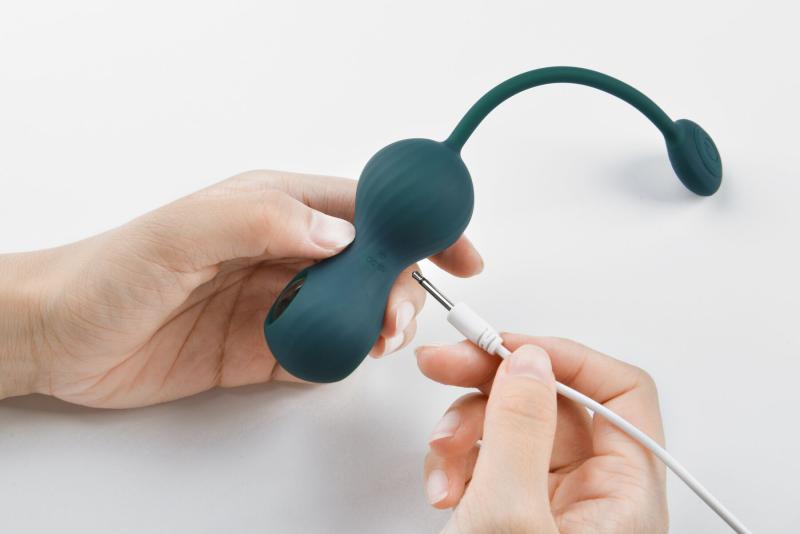 SO5744 Вагинальные смарт-шарики с вибрацией Fun Town Crystal, с прозрачным стеклянным шаром