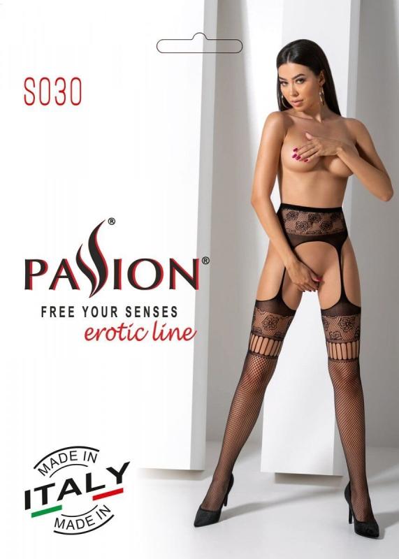 SO8961 Эротические колготки-бодистокинг Passion S030 red